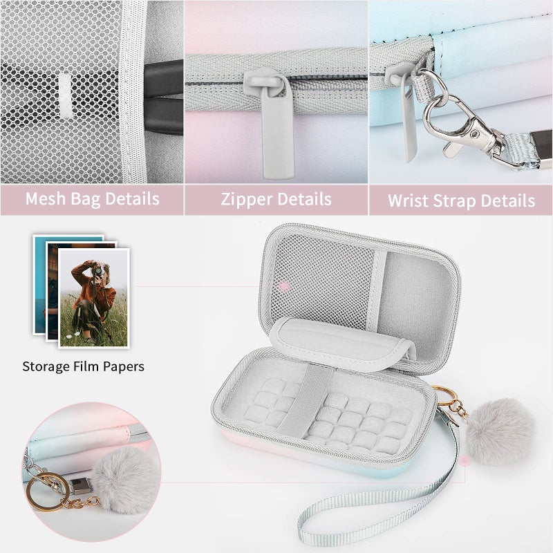 Yinke Case for Kodak PRINTOMATIC/Smile/Mini 2 HD/Smile Portable Instant Photo Printer  Travel Carry Case Protective Cover (Gradient) - Image 3